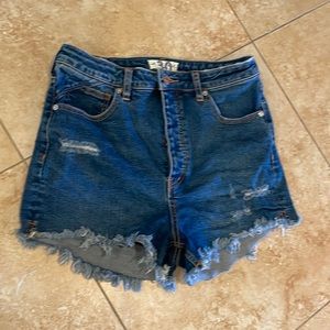 Free People Jean Shorts